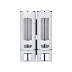 Commercial Plastic Shower Gel Dispenser in Bathroom Wall Mounted Liquid Soap Dispenser thumbnail-1