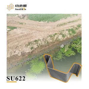 2025 New Developed Type U622 Hot Selling Grey Color Vinyl Plastic Synthetic Sheet Piles for Waterfront Structures thumbnail-1