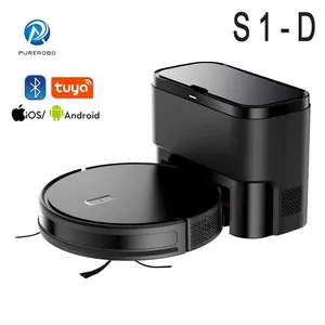 PUREROBO S1-D-Robot Vacuum Cleaner With APP & Remote Control 3 In 1 Wet Dry Mopping & Sweeping & Vacuum Dust Automatic Dust Collection Function thumbnail-1