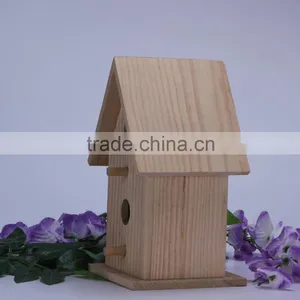 Beautiful Wooden Bird House /wooden Bird Cage/bird Nest thumbnail-3