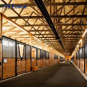 European Style High End Equestrian Barn Frontage Luxury Stables Horse Stalls Shelter for Sale thumbnail-6