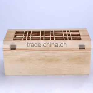 New Style Luxury High Quality Wedding Invitation Fancy Wooden Gift Box Wholesale Hollow Gift Box Packaging thumbnail-4