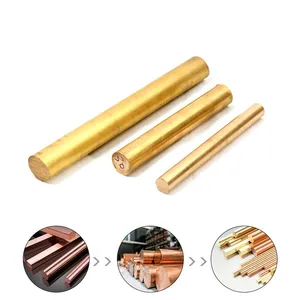 Factory Direct Red Pure 99.99% Bar Copper Rod thumbnail-3