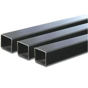 Q235B S235JR Rectangular Mild Carbon Steel Tube ERW Technique EMT Pipe for Structure Cutting Service Included thumbnail-1