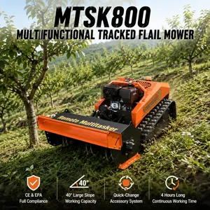 Vigorun MTSK800 Remote Flail Mulcher 200m Operating Range 9kW Loncin Engine for Steep Terrain Work thumbnail-1