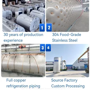 Milk Cooling Tank With Automatic CIP Cleaning System thumbnail-5