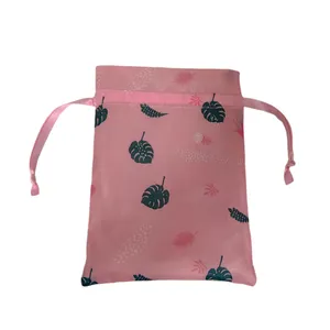 Satin Drawstring Pouches, Soft Fabric Gift Storage Bags, Portable Jewelry Cosmetic Small Item Organizer Sacks thumbnail-2
