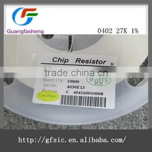 0402 SMD Resistor 27K 1% 1/16W thumbnail-1