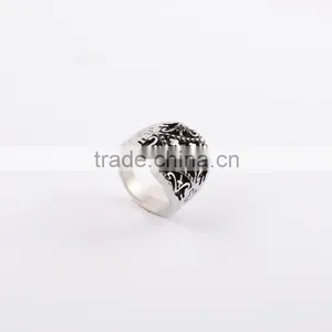 High Quality 316L Stainless Steel Material New Silver Ring Models For Men thumbnail-2