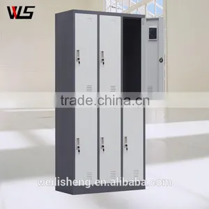 WLS Colorful Design Storage Cabinets 6 Door Steel Shoes Locker thumbnail-6