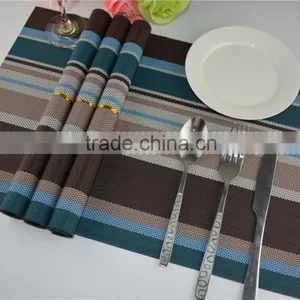 Europe Fashion New Style Blue With Brown Strip Rainbow Placemat thumbnail-5
