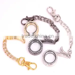 Floating Keychain Locket Floating Locket Keychain Floating Locket Key Chain With Lobster Clasp thumbnail-4