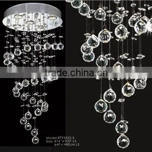 Home Decorative Stair Modern Crystal Chandeliers in China thumbnail-1