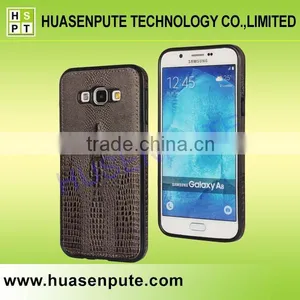 Crocodile Leather TPU Back Shell Case Skin Cover For Samsung Galaxy A8 thumbnail-4