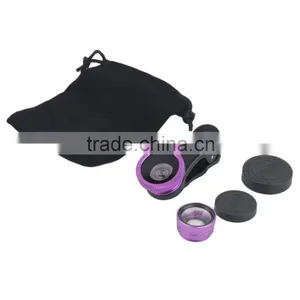 3 In 1 Universal Clip Fish Eye+Macro+Wide Angle Lens for IPhone,Samsung and Other Mobile Smartphones Hot Sale thumbnail-5