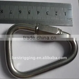 3.5*37 MM STAINLESS STEEL AISI 304 316 DELTA SHAPED QUICK LINK thumbnail-3