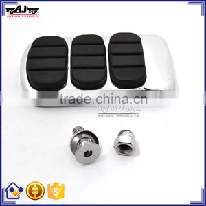 for Suzuki BJ-FP216-047 Aftermarket Chrome Brake Pedal Cover Aluminum With Non-slip Rubber Pads for Yamaha Road Star thumbnail-2