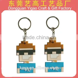 Factory Wholesale Soft Pvc 3d & 2d Plush Keychain thumbnail-4