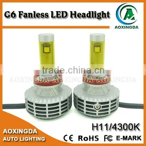 6000LM G6 Automotive LED Headlamp H11 6000LM thumbnail-1