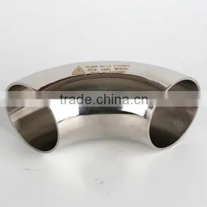 Sanitary DN25 304 316 Stainless Steel Pipe Fitting 90 Degree Elbow thumbnail-5