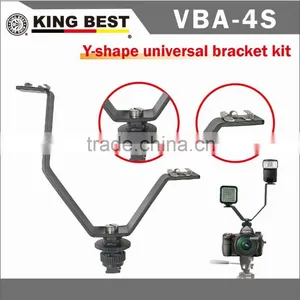 KINGBEST Hot Shoe Bracket / Y-shape Universal Bracket Kit / Video Camera / Cameras and Camcorders Bracket / LED Video Lights Mic thumbnail-1