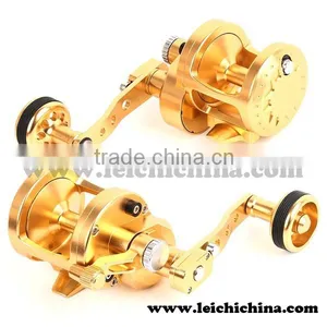 Lever Drag Single Speed Fishing Trolling Reel thumbnail-1