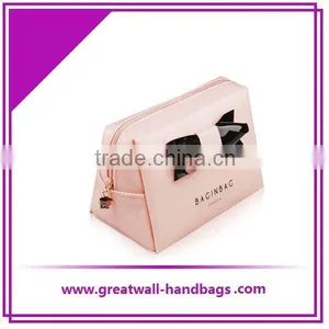 Nice Quality Pink Color With Glossy PVC Cosmetic Bag Quality Choice thumbnail-1