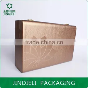 Hot Stamping Beauty Flower Brown Cosmetic Box Packaging thumbnail-3