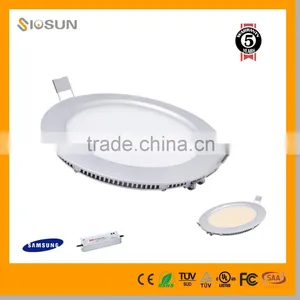 Shenzhen 6W 600Lumens Samsung Chip Round LED Housing Panel Light thumbnail-6