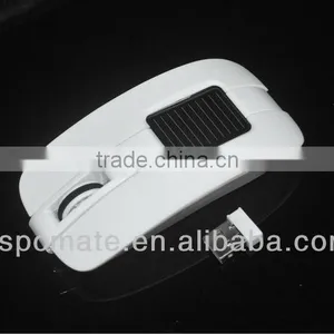 Solar Power Adjustable 4 Tracking Speed Hi-definition DPI 2000 2.4GHz Wireless Optical Mouse thumbnail-1