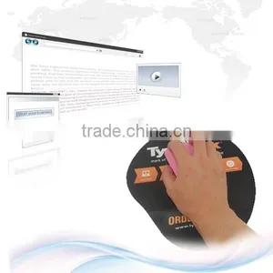 Gel Wrist Comfort Mice With Full Color Printing and Logo /wrist Rest Mouse Pad thumbnail-1