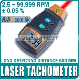 Digital Laser Photo Non Contact Rotational Speed Tester 99999 RPM Tachometer thumbnail-1