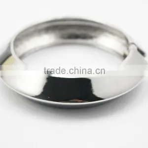 Fashion Blank Chunky Adjustable Alloy Bangle Mirror Polished thumbnail-5