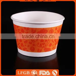 Customized Printing PE Coated Disposable Paper Soup Bowls With Lids thumbnail-5