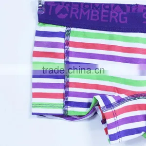 China Children's Underwear Factory Lovely Stripe Young Girls Underwear thumbnail-2
