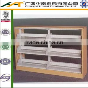 Solid Wood Bookcases,Wooden Library Bookcases thumbnail-1