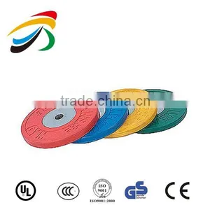 Exercise Gym Olympic Rubber Workout Weight Plate thumbnail-1