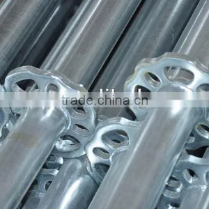 Automatic Welded SGS/EN12810 Q235 Safety Hot Dip Galvanized Ringlock Scaffolding thumbnail-1