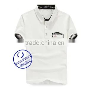 Custom Wholesale China100 Cotton Plain Mens Polo Shirts thumbnail-4