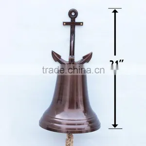 Nautical Anchor Brass Ship's Bell / Designer Ship Bells NBB 008 thumbnail-2