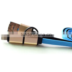 Best Sale Double Sided Micro Usb Data Cable for Samsung thumbnail-4
