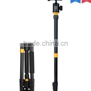 Q666 Telecopic Camera Tripod, Q570B Clip Leg Hight Stability Aluminum Tripod , SLR and Video Camera Tripod Factory Direct thumbnail-2