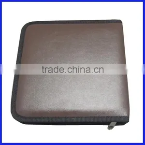 PU Leather Wedding CD DVD Disc Case Holder Box Cover thumbnail-3
