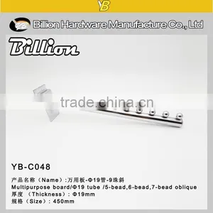 Original Manufacturer Slat Wall Display Hook Hanging Hook With 6 Balls Pipe Hook thumbnail-4