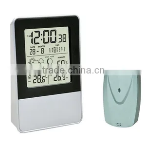 Home Decoration RF Wireless Weather Station Digital Thermometer Hygrometer thumbnail-1