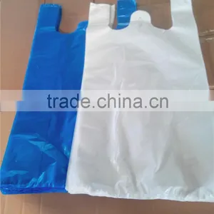 Printing HDPE Recyle Material T-SHIRT Shopping Plastic Bag thumbnail-2