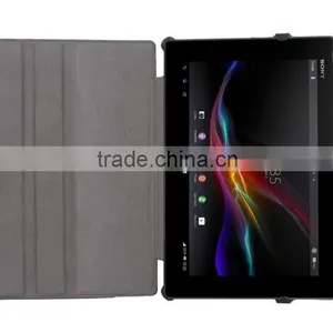 New Product in China For Sony Xperia Z4 Tablet Folio Design Leather Case With Stand thumbnail-1