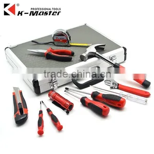 K-Mastet Factory Direct Sales 11 Pcs High Quality Household Tool Set Aluminum Alloy Tool Box thumbnail-3