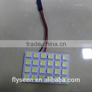 PCB 24SMD 5050 Car Panel Light, Car Roof 12v 24v Led Bulb ,Auto Bulb 12v/24v Quality Choice thumbnail-1