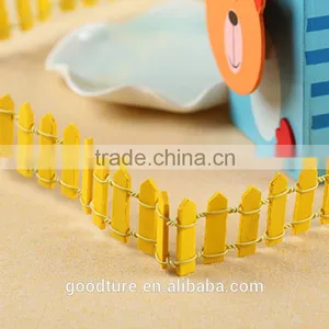 Mini Wooden Fence Toys Garden Fence thumbnail-2